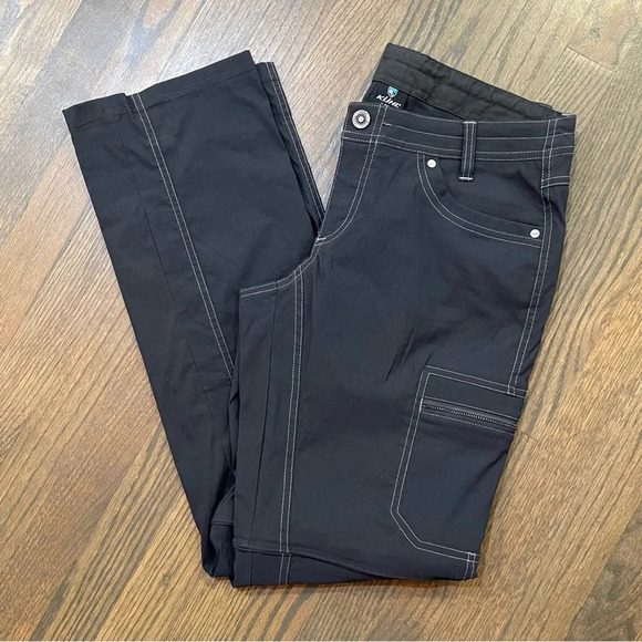 KUHL Women's Gray Stretch Nylon Kliffside Convertible Hiking Pants - Picture 3 of 9
